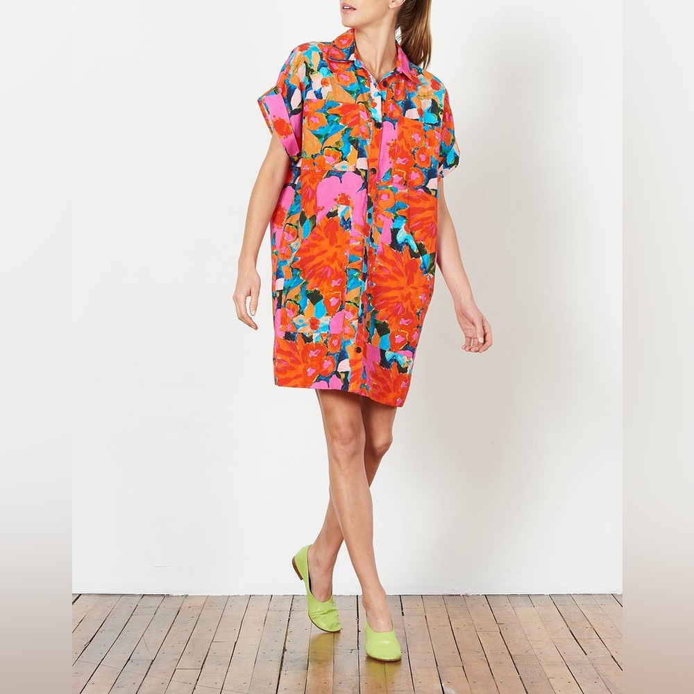 Mara Hoffman Nika Dress in Jardin print